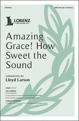 Amazing Grace! How Sweet the Sound SATB choral sheet music cover